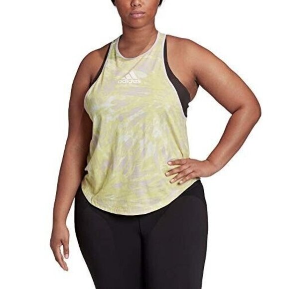 Adidas GK5145 University Tank Top Purple / Yellow ( 3X ) - Picture 1 of 4